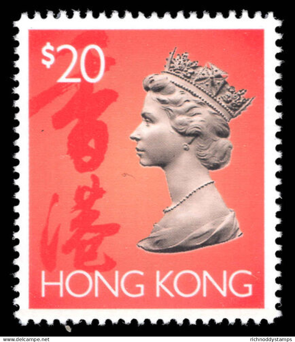 Hong Kong 1992-96 &#36;20 Unmounted Mint. - Ongebruikt