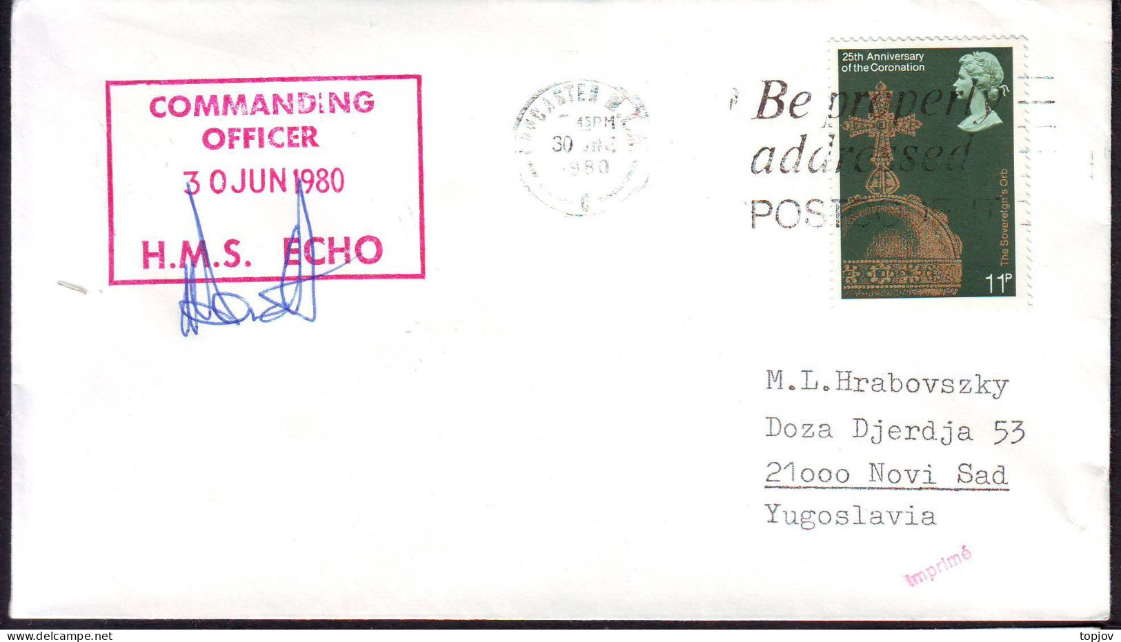 GB - H.M.S.  ECHO - 1980 - Antarctic Wildlife