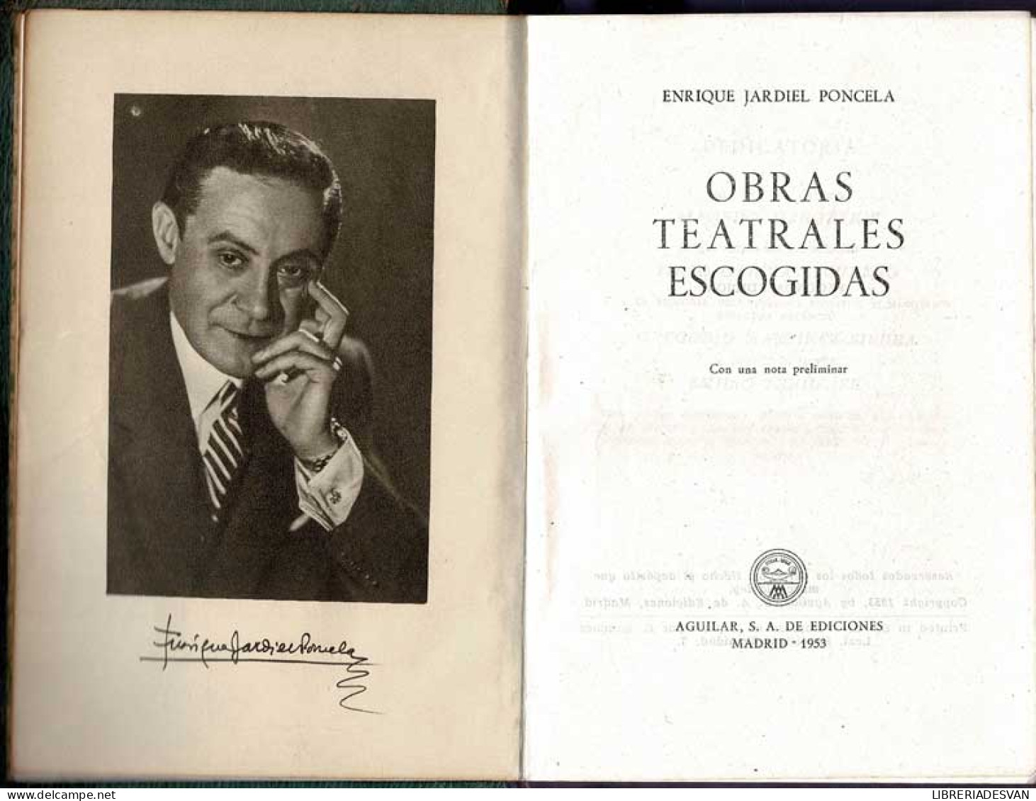 Obras Teatrales Escogidas - Enrique Jardiel Poncela - Otros & Sin Clasificación