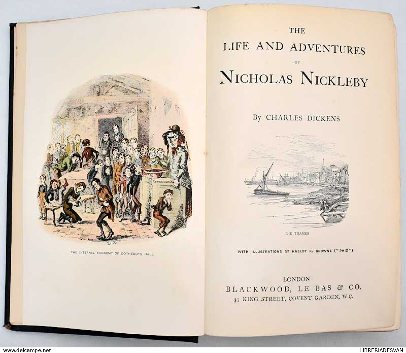 The Life And Adventures Or Nicholas Nickleby - Charles Dickens - Otros & Sin Clasificación