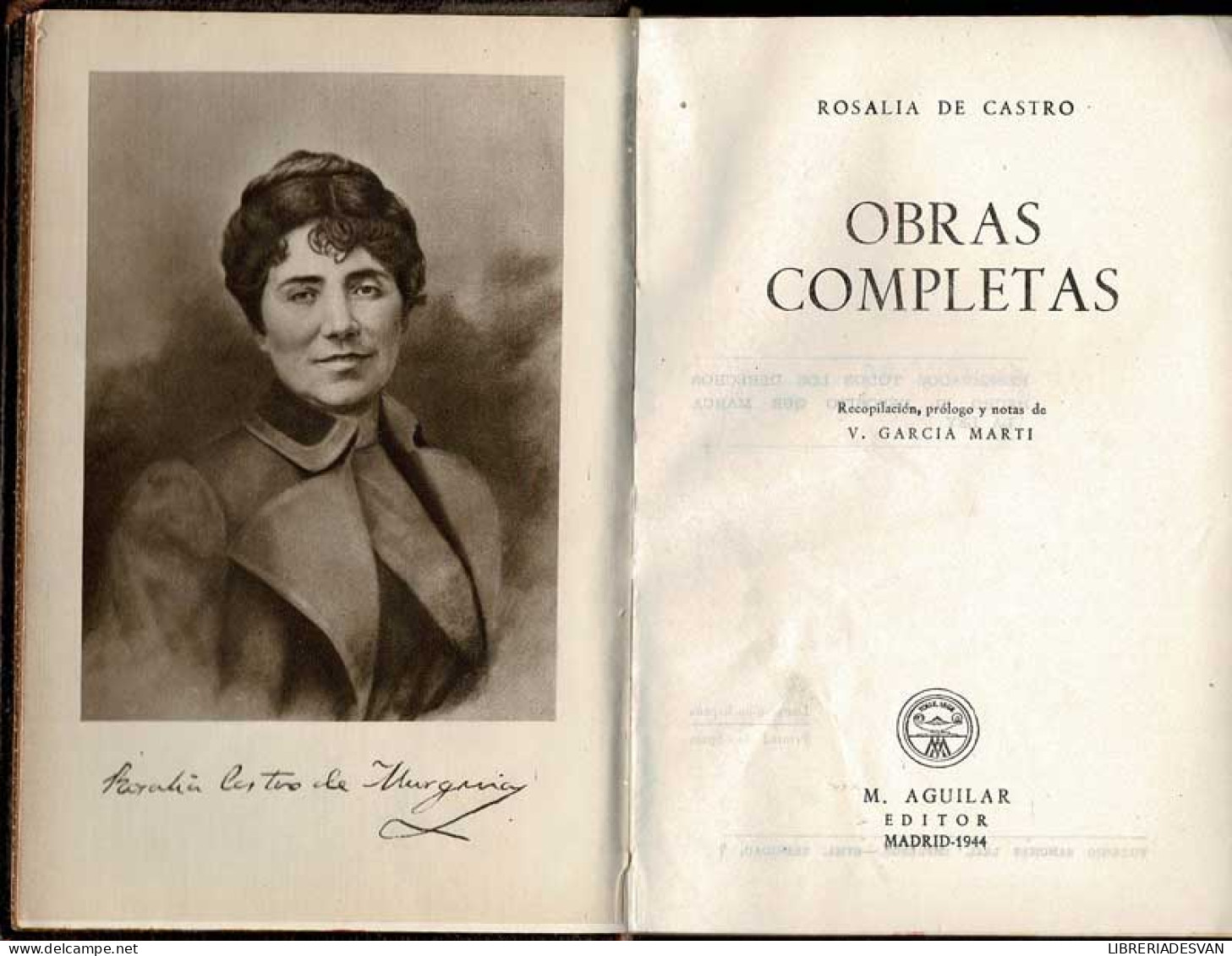 Obras Completas - Rosalía De Castro - Otros & Sin Clasificación