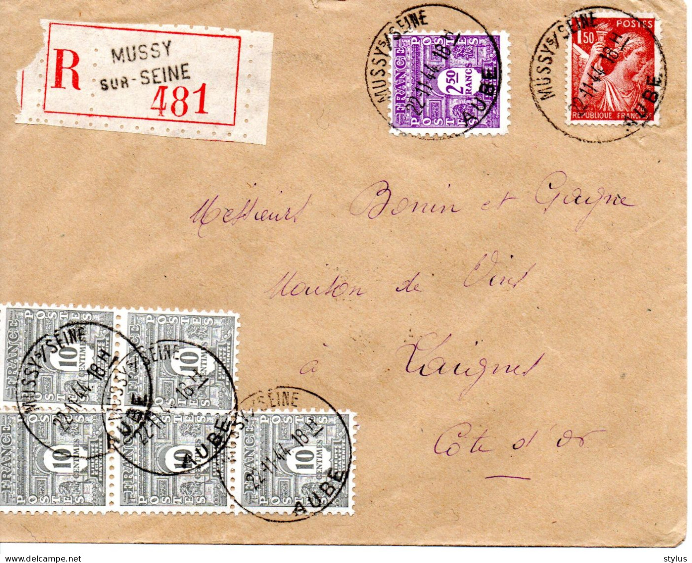 CP Et Lettres1944 - 1944-45 Arc De Triomphe