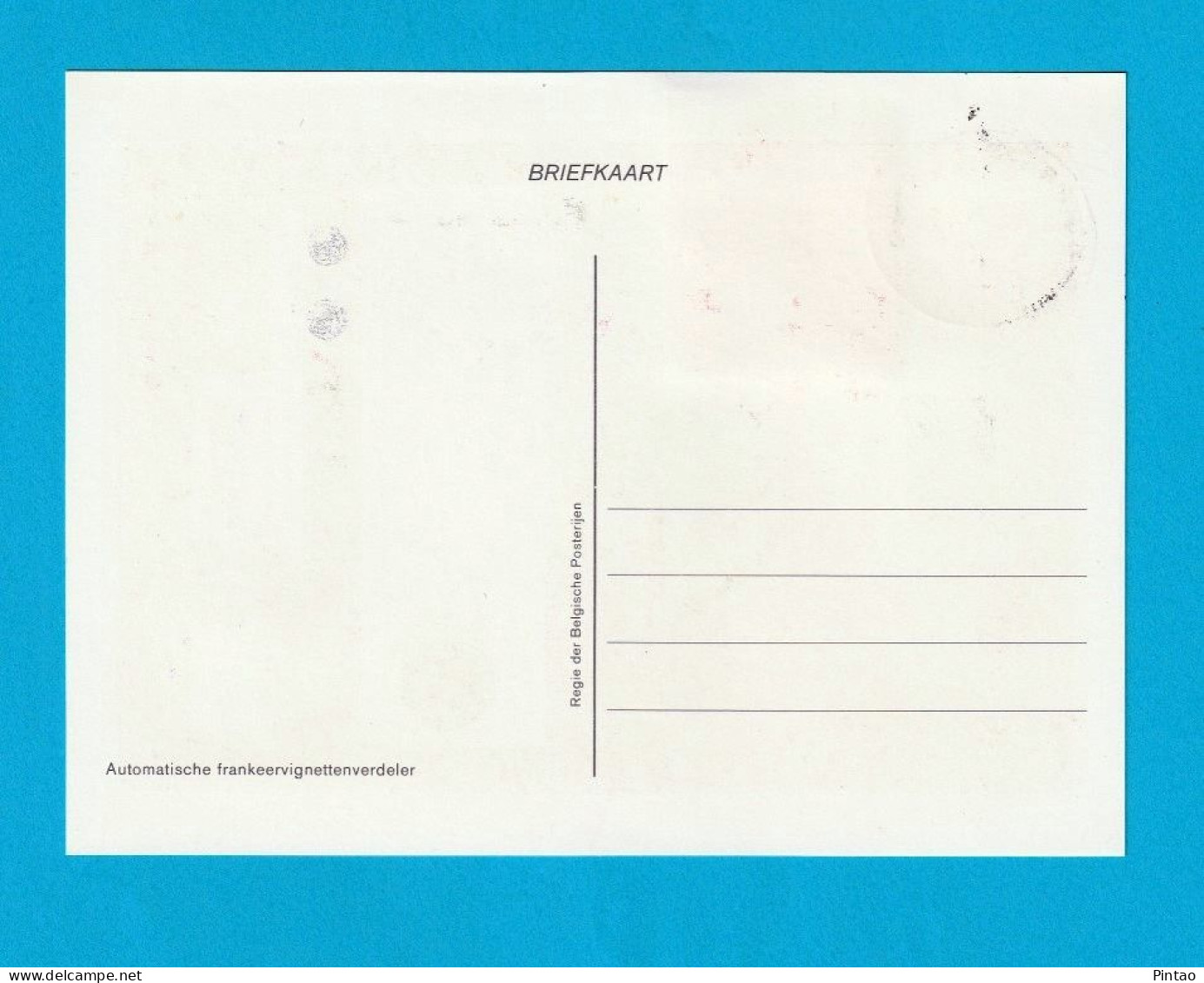PCM0248- BÉLGICA 1984- POSTAL MÁXIMO (ETIQUETAS ATM)_ 2020 Antwerpen 2 - Cartas & Documentos