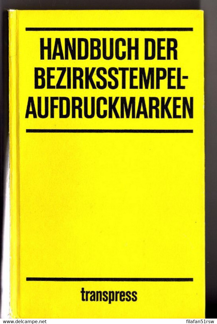 Philatel. Literatur,  Handbuch Der Bezirksstempel-Aufdruckmarken, Werner Flaschendräger, Fritz Modry, - Handboeken