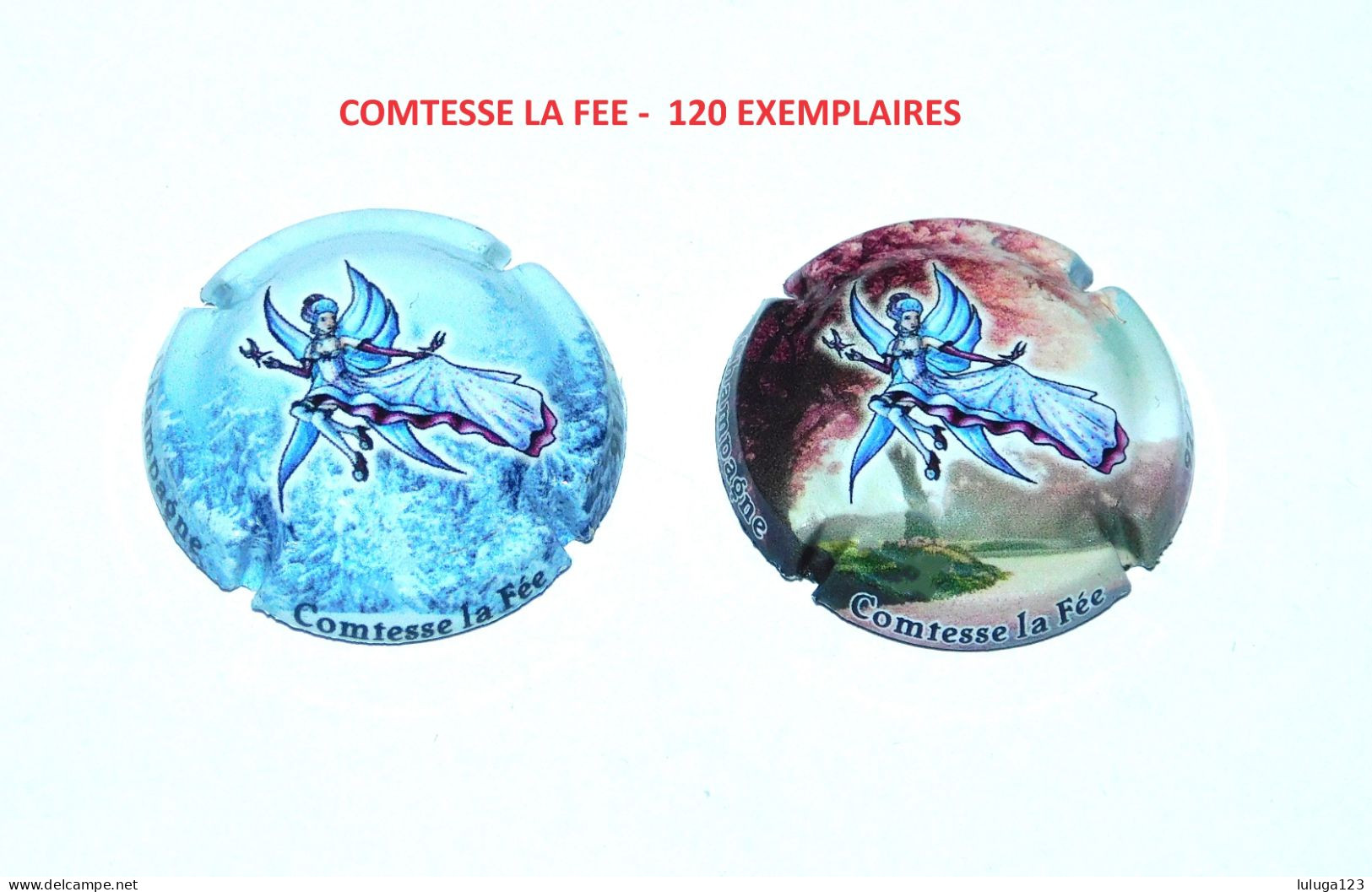 2 Capsules De Champagne COMTESSE LA FEE - 120 Exemplaires - Sammlungen