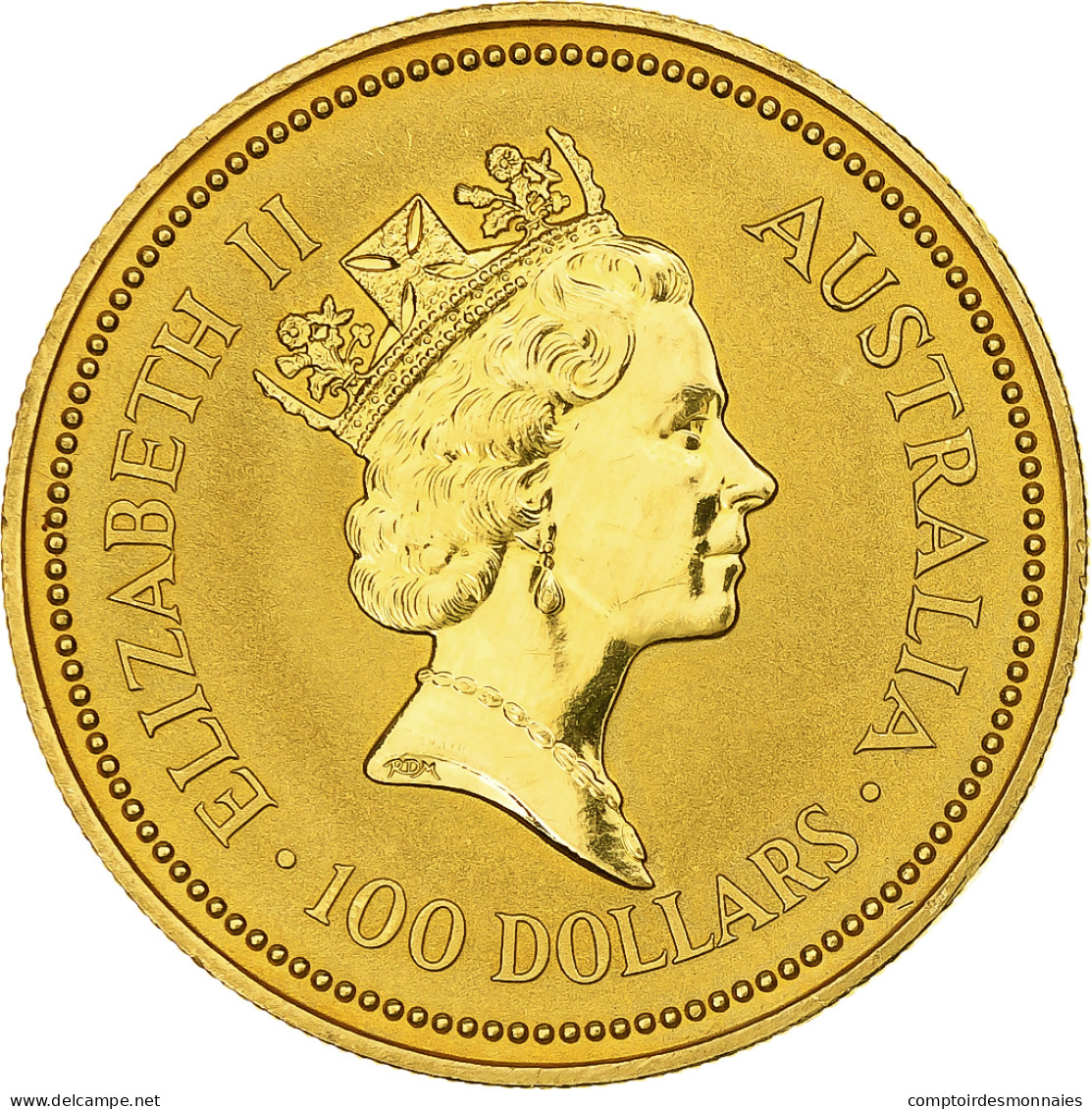 Australie, Elizabeth II, 100 Dollars, 1 Oz, 1991, Perth, BE, Or, SPL+, KM:144 - Gold Bullions