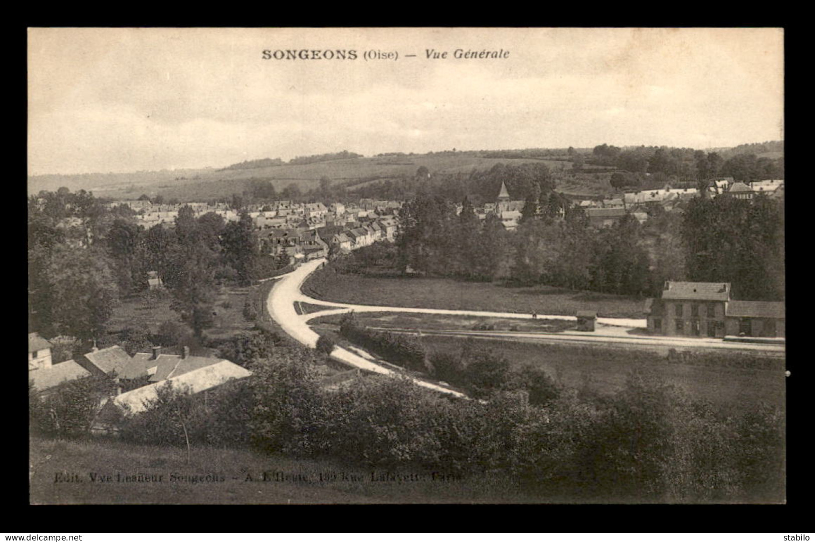 60 - SONGEONS - LA GARE DE CHEMIN DE FER - Songeons