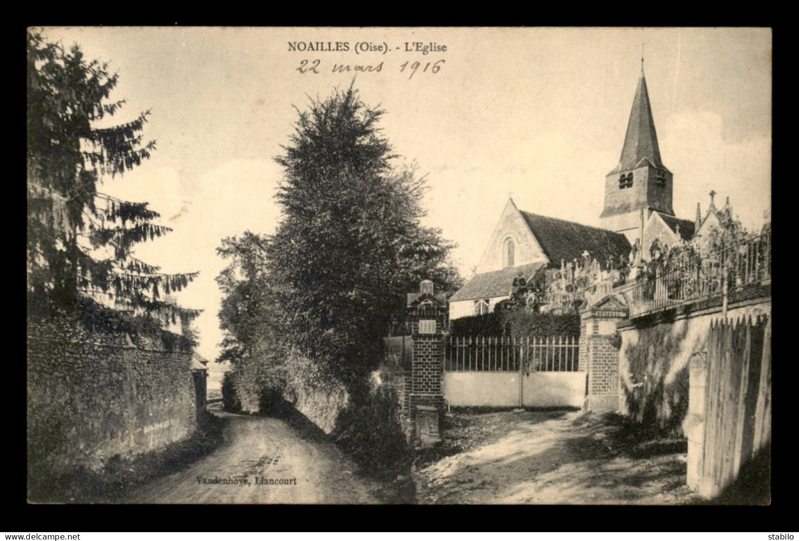 60 - NOAILLES - L'EGLISE - Noailles