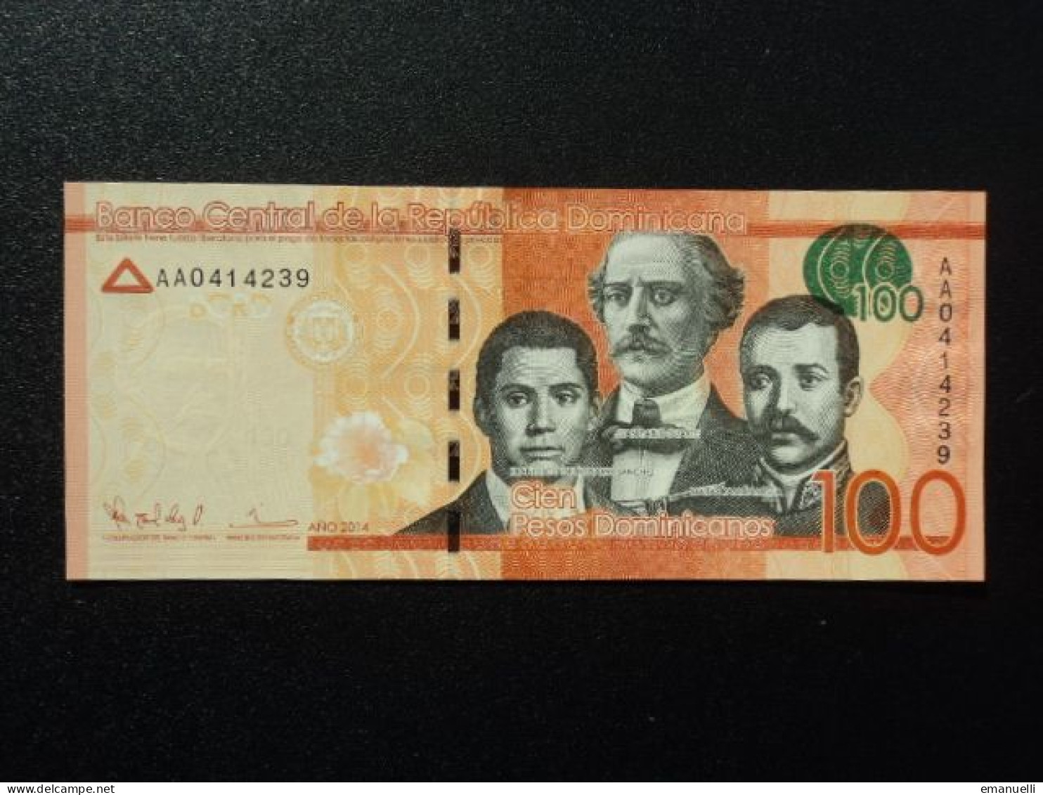 RÉPUBLIQUE DOMINICAINE * : 100 PESOS DOMINICANOS   2014   P 184d      NEUF - Dominicana