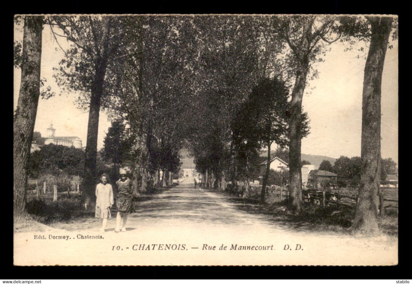 88 - CHATENOIS - RUE DE MANNECOURT - Chatenois