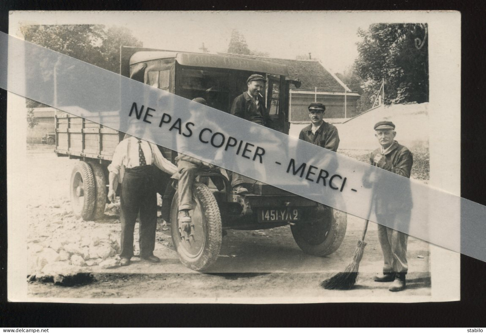 AUTOMOBILES - CAMION - CARTE PHOTO ORIGINALE - Trucks, Vans &  Lorries