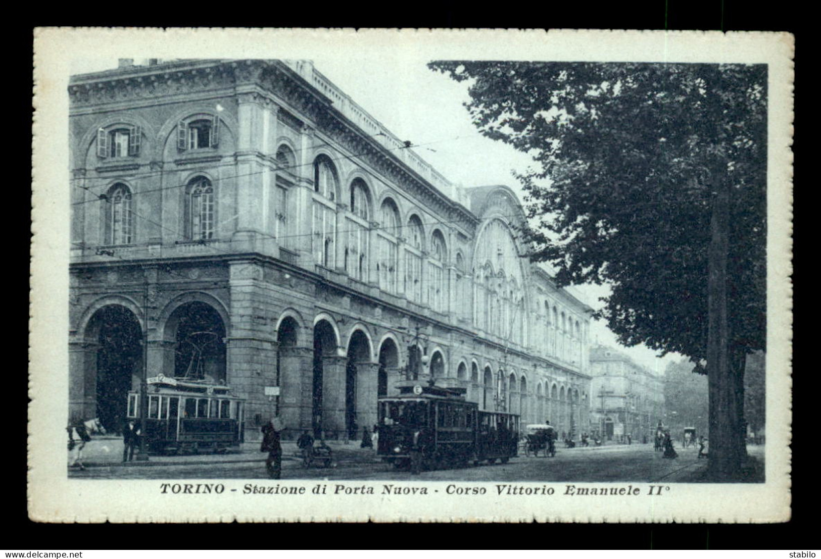 ITALIE - TORINO - STAZIONE DI PORTA NUEVA - CORSO VITTORIO EMANUELE II - TRAMWAYS - Stazione Porta Nuova