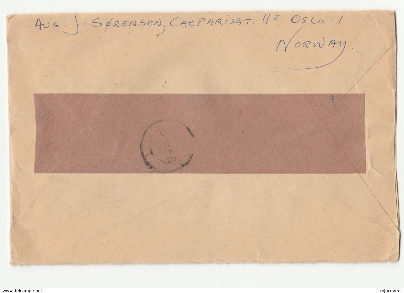 1965 Reg NORWAY To SOUTH AFRICA  Cover Polar Antarctic Geophysics Stamp On Stamps Rowing Aviation - Lettres & Documents