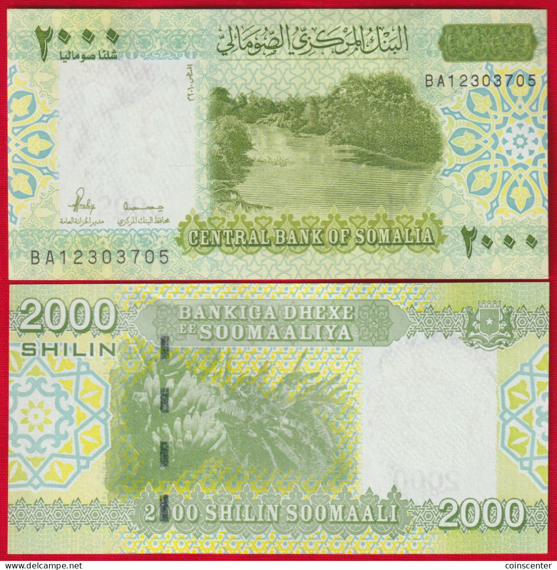 Somalia 2000 Shilin 2010 P-W39 UNC - Somalie