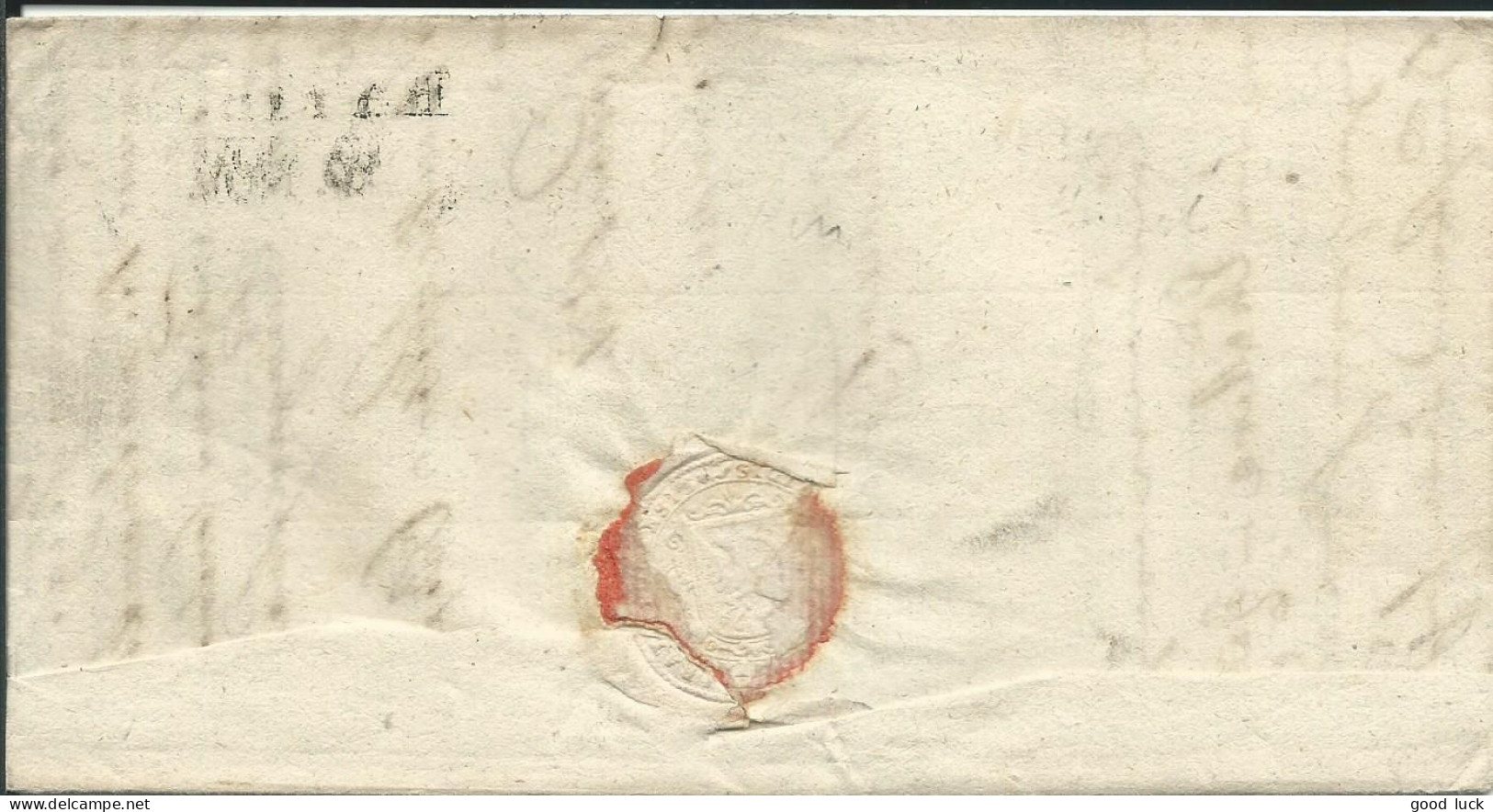 POLOGNE MARQUE RATIBOH DE 1831 LETTRE COVER - ...-1860 Prephilately