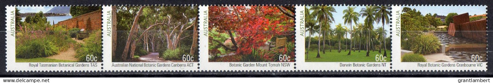 Australia 2013 Botanic Gardens Strip Of 5 MNH - Neufs