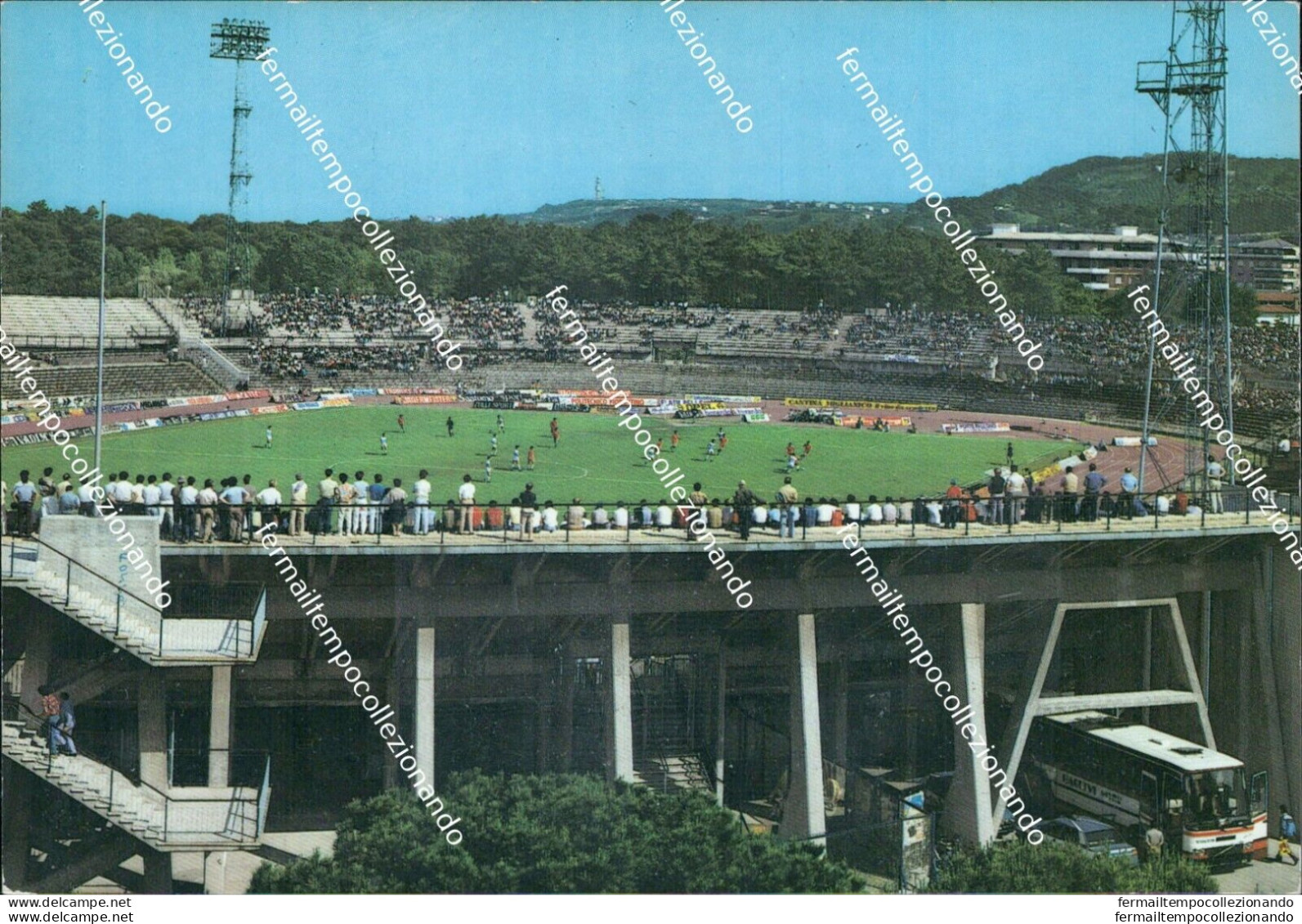 Ci543 Cartolina Pescara Citta' Stadio Adriatico Abruzzo - Pescara