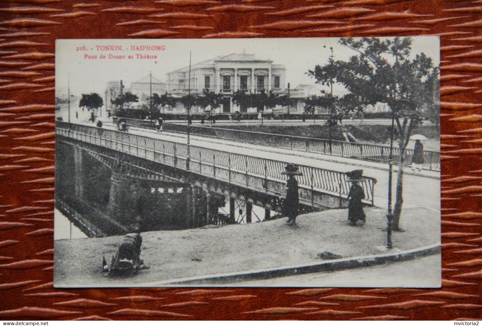 ASIE - VIETNAM : HAIPHONG , Pont De DOSON Et Théâtre - Viêt-Nam