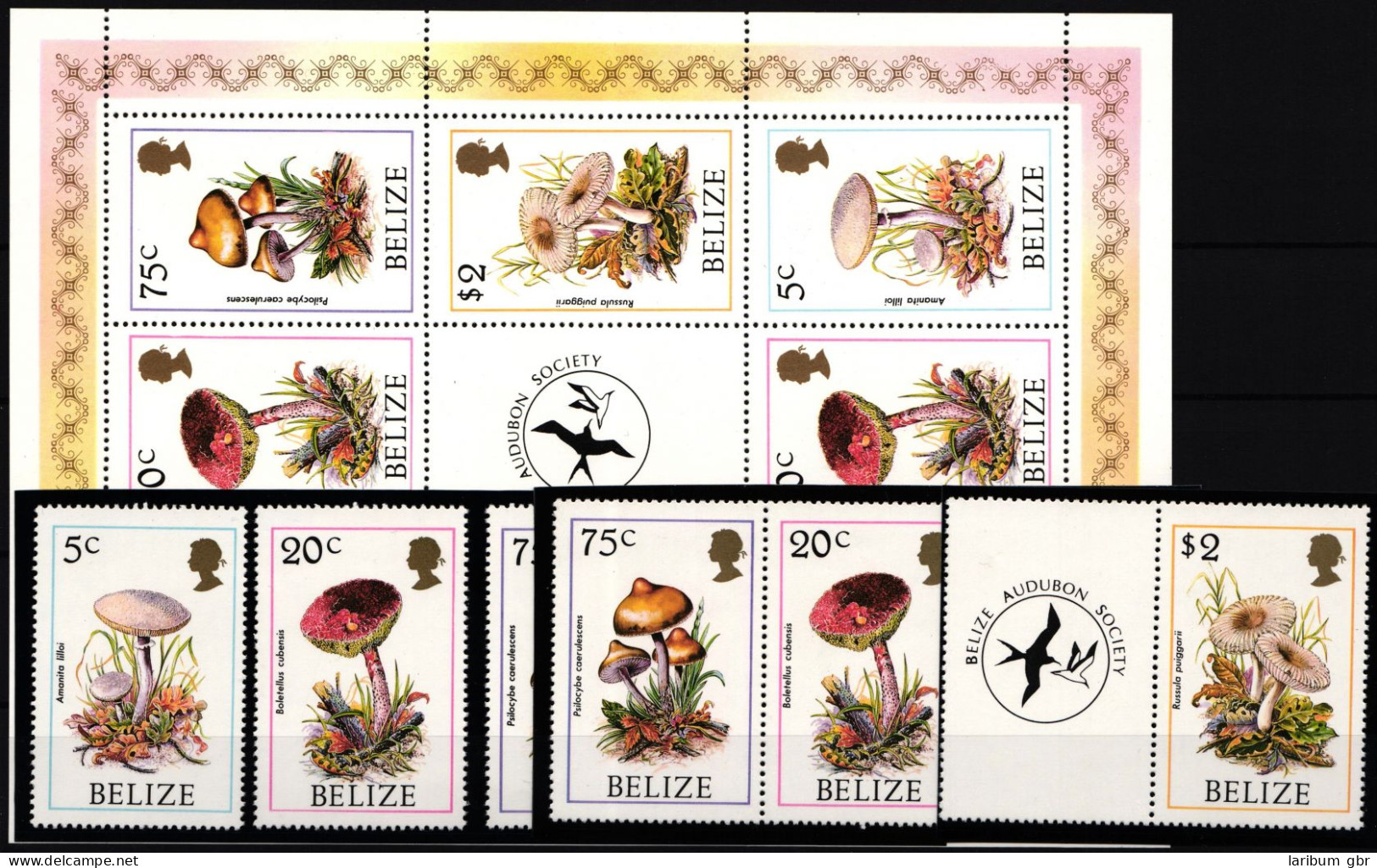 Belize 930-933 Postfrisch Kleinbogen / Pilze #HQ401 - Belize (1973-...)