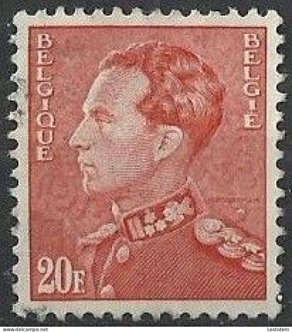 Belgie Belgique 1936 N°435 Poortman Gestempeld 20 Fr - 1936-1951 Poortman