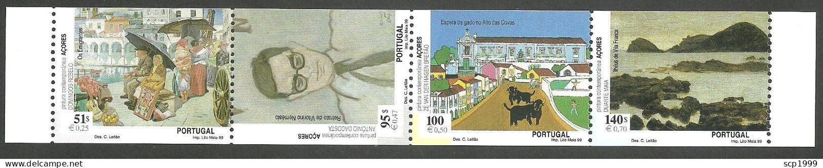 Portugal 1999 - Azores Paintings Booklet MNH - Carnets