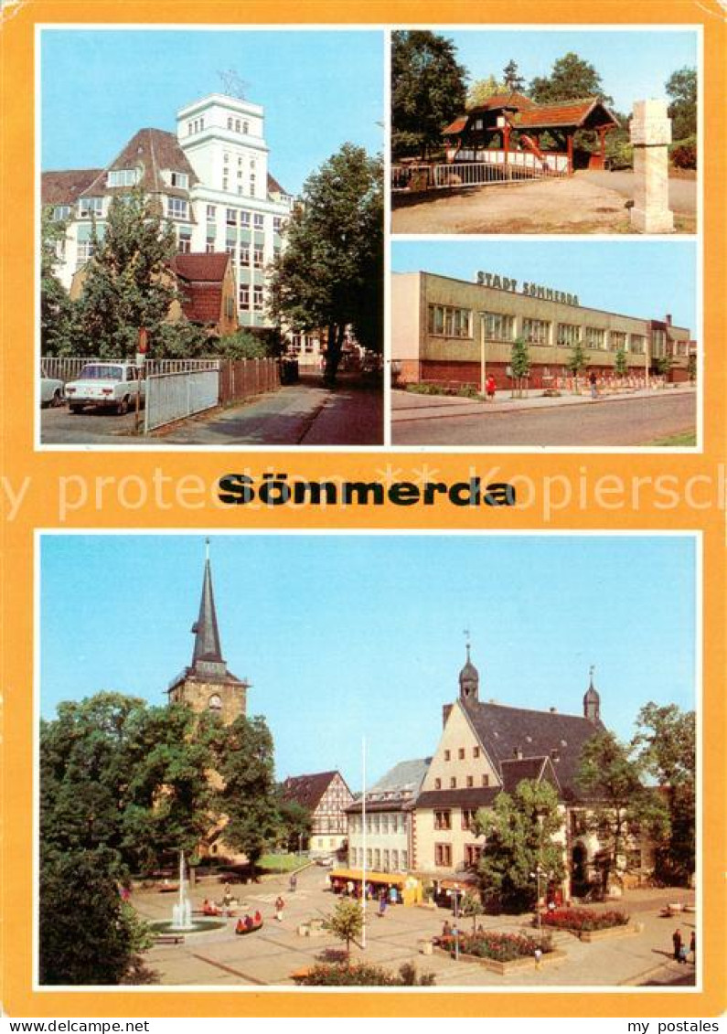 73845328 Soemmerda Kulturhaus Erster Mai Bruecke Zum Stadtpark Gaststaette Stadt - Sömmerda