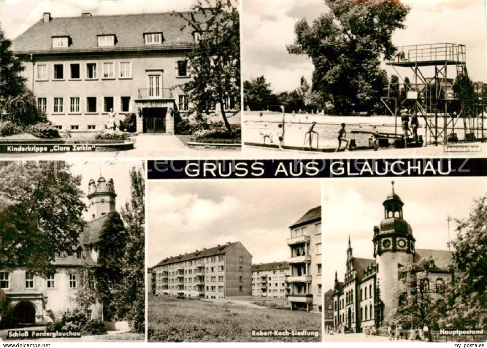 73845305 Glauchau Kinderkrippe Sommerbad Schloss Forderglauchau Robert Koch Sied - Glauchau