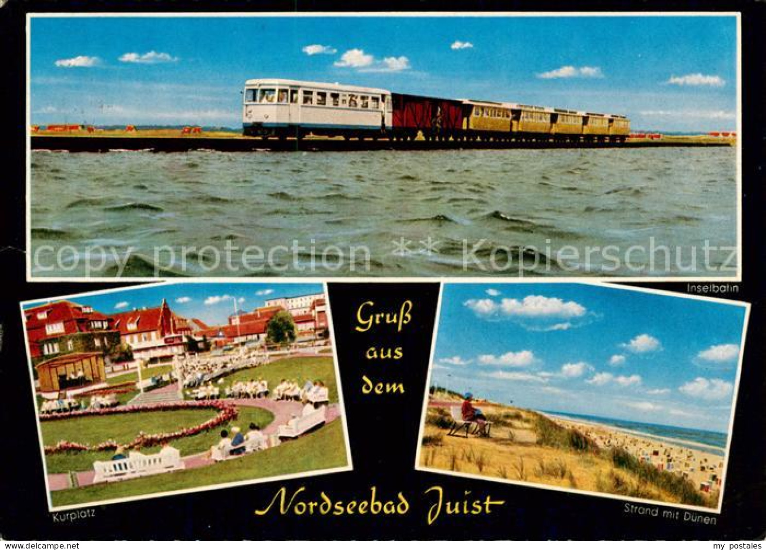 73845287 Juist Nordseebad Inselbahn Park Duenen Strand Juist Nordseebad - Juist