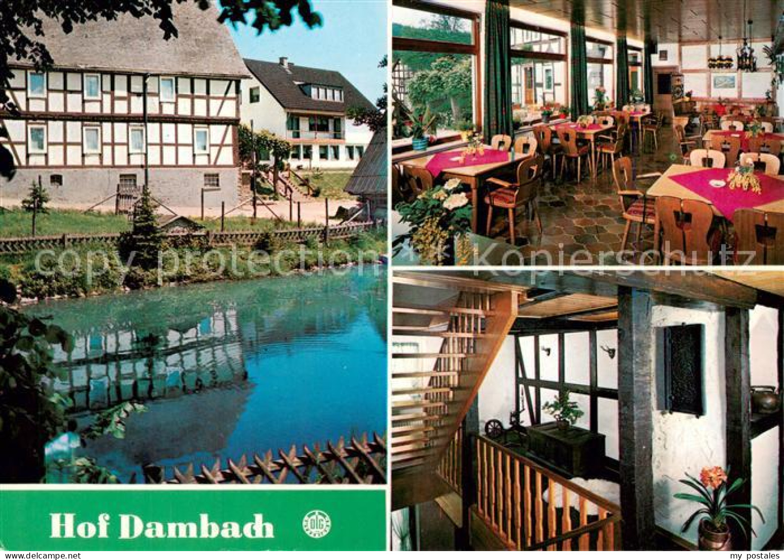 73845186 Bad Berleburg Pension Hof Dambach Gaststube Treppenaufgang Bad Berlebur - Bad Berleburg