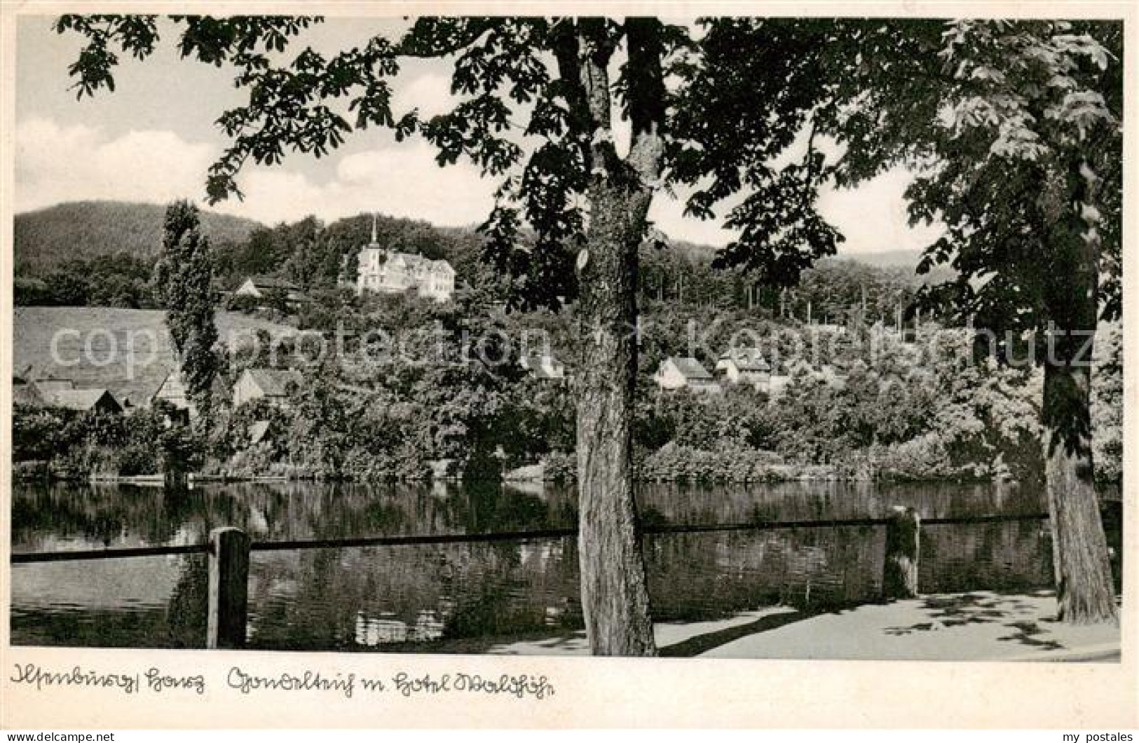 73812490 Ilsenburg Harz Gondelteich Mit Hotel Waldhof Ilsenburg Harz - Ilsenburg