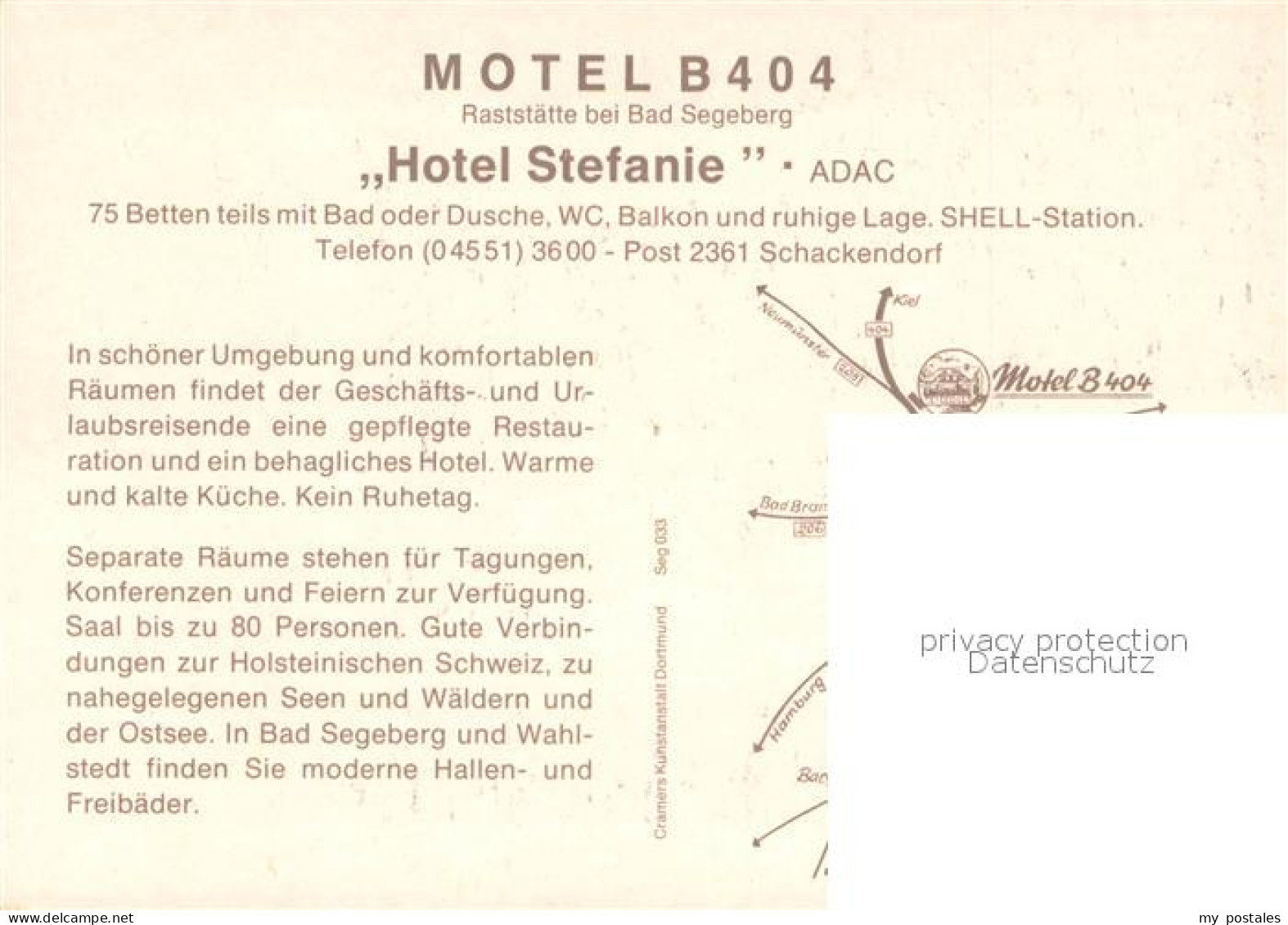 73717355 Bad Segeberg Motel B404 Gastraeume Bad Segeberg - Bad Segeberg