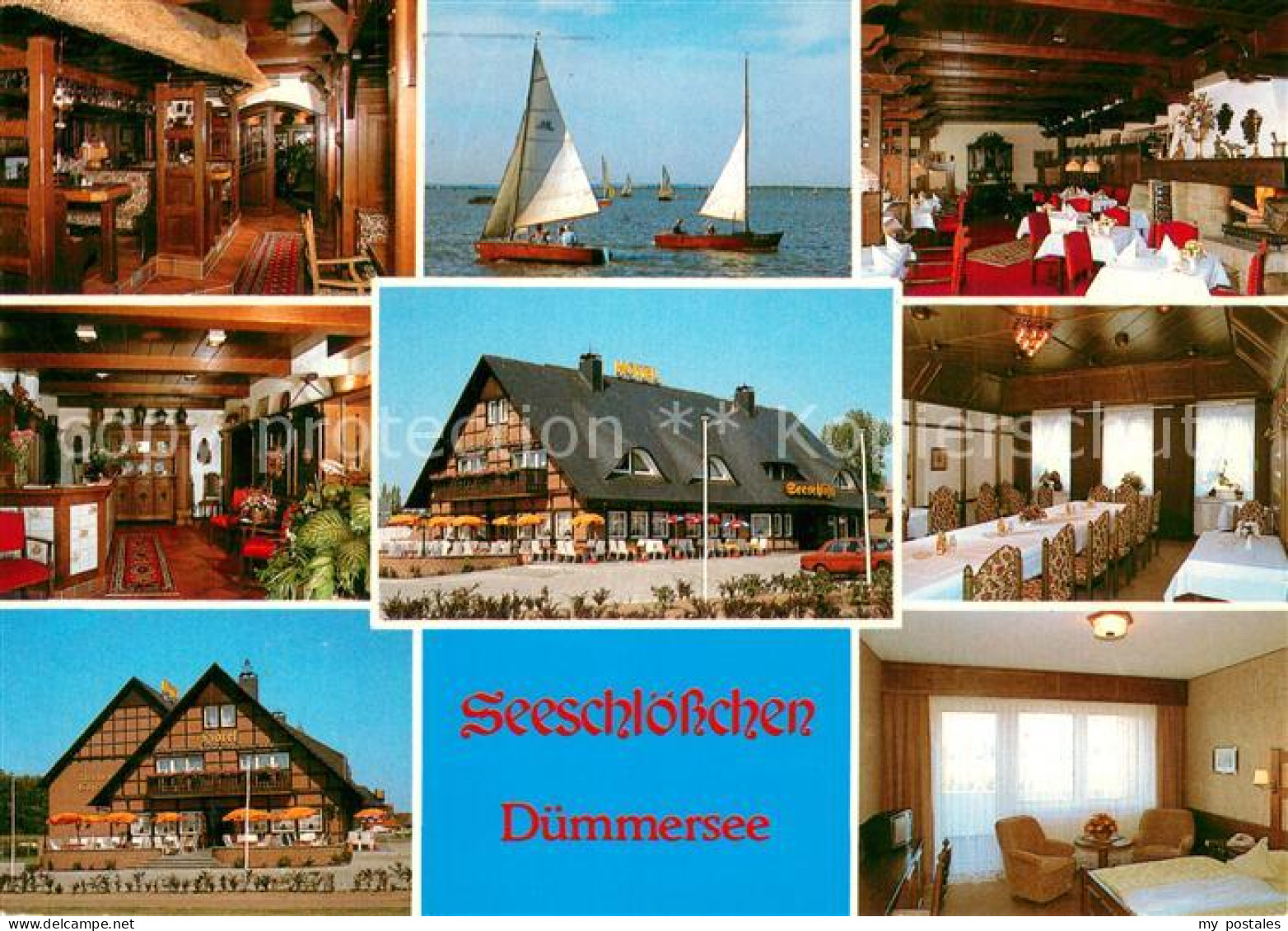 73717342 Lembruch Hotel Restaurant Seeschloesschen Gastraeume Zimmer Segelschiff - Lembruch