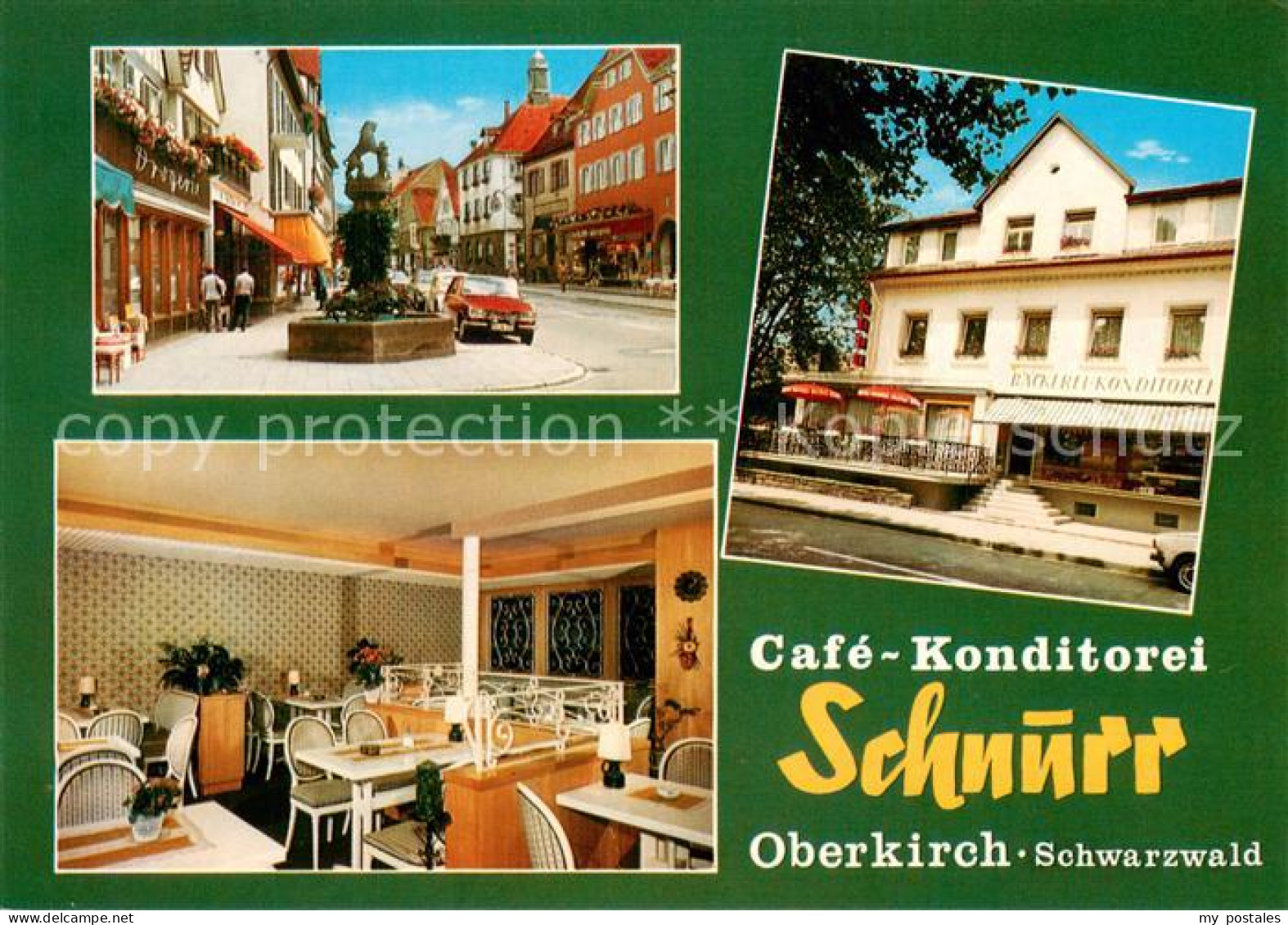 73717318 Oberkirch Baden Cafe Konditorei Schnurr Gaststube Brunnen Oberkirch Bad - Oberkirch