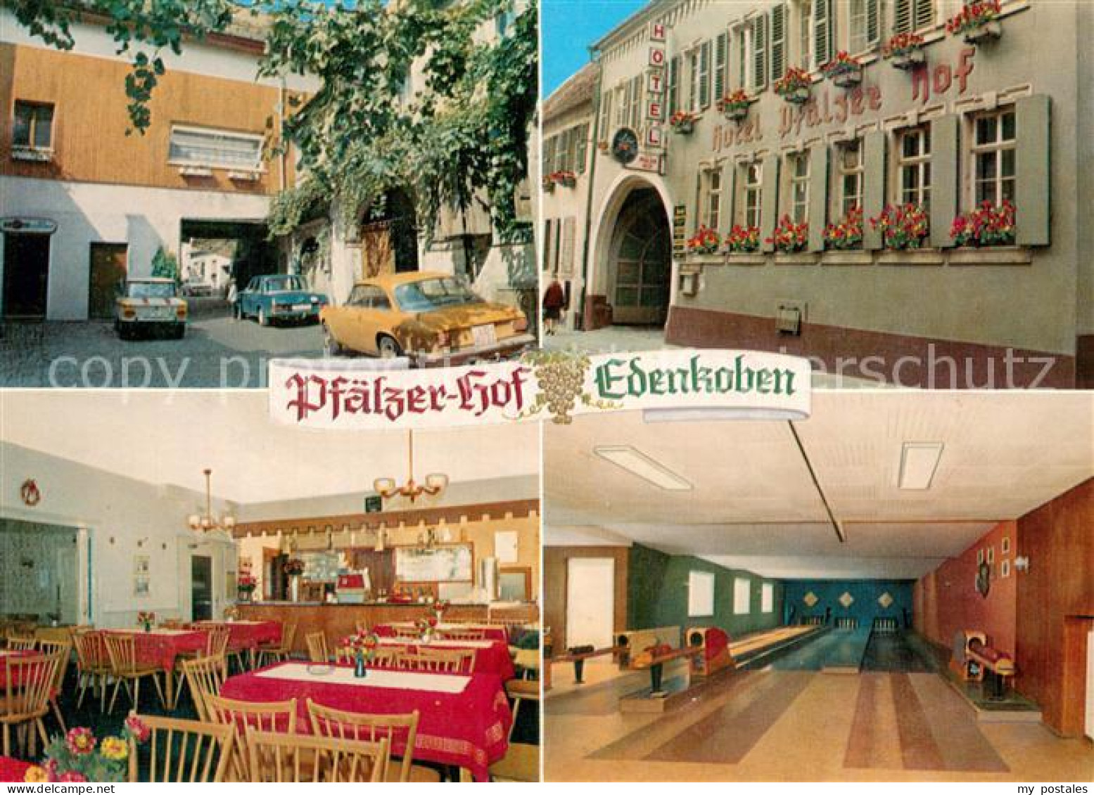 73717180 Edenkoben Hotel Restaurant Pfaelzer Hof Gaststube Kegelbahn Edenkoben - Edenkoben