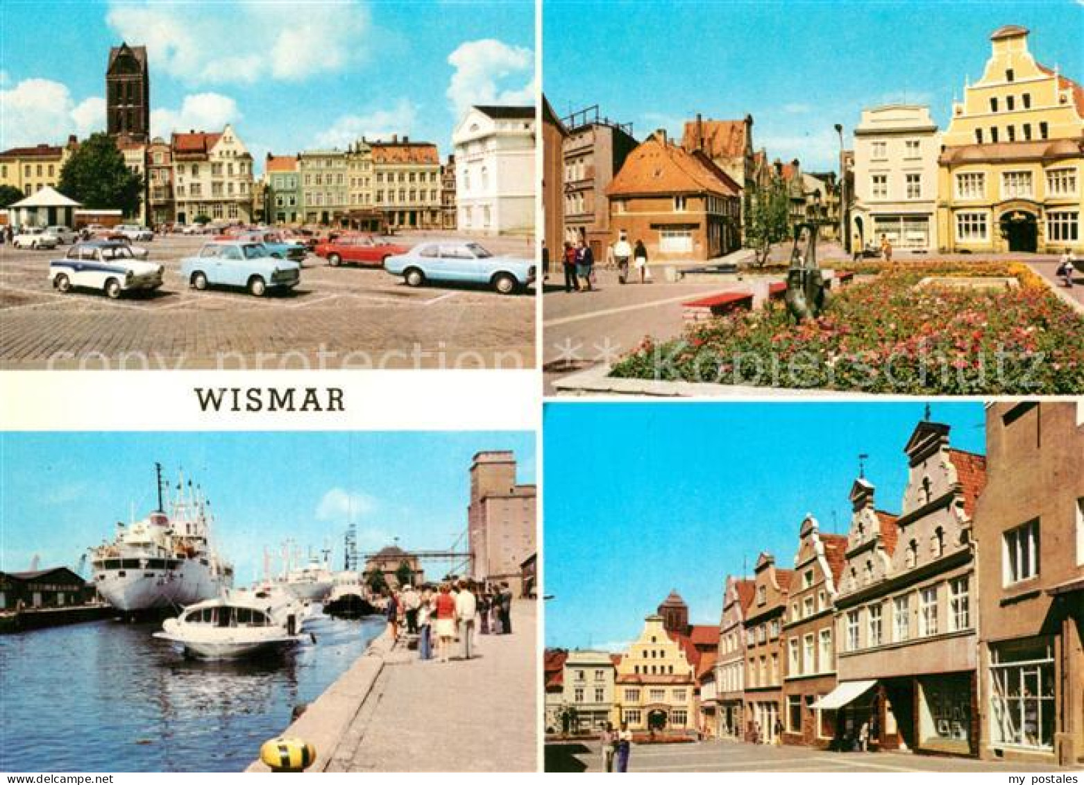 73005396 Wismar Mecklenburg Markt Kraemerstrasse Hafen Wismar Mecklenburg - Wismar