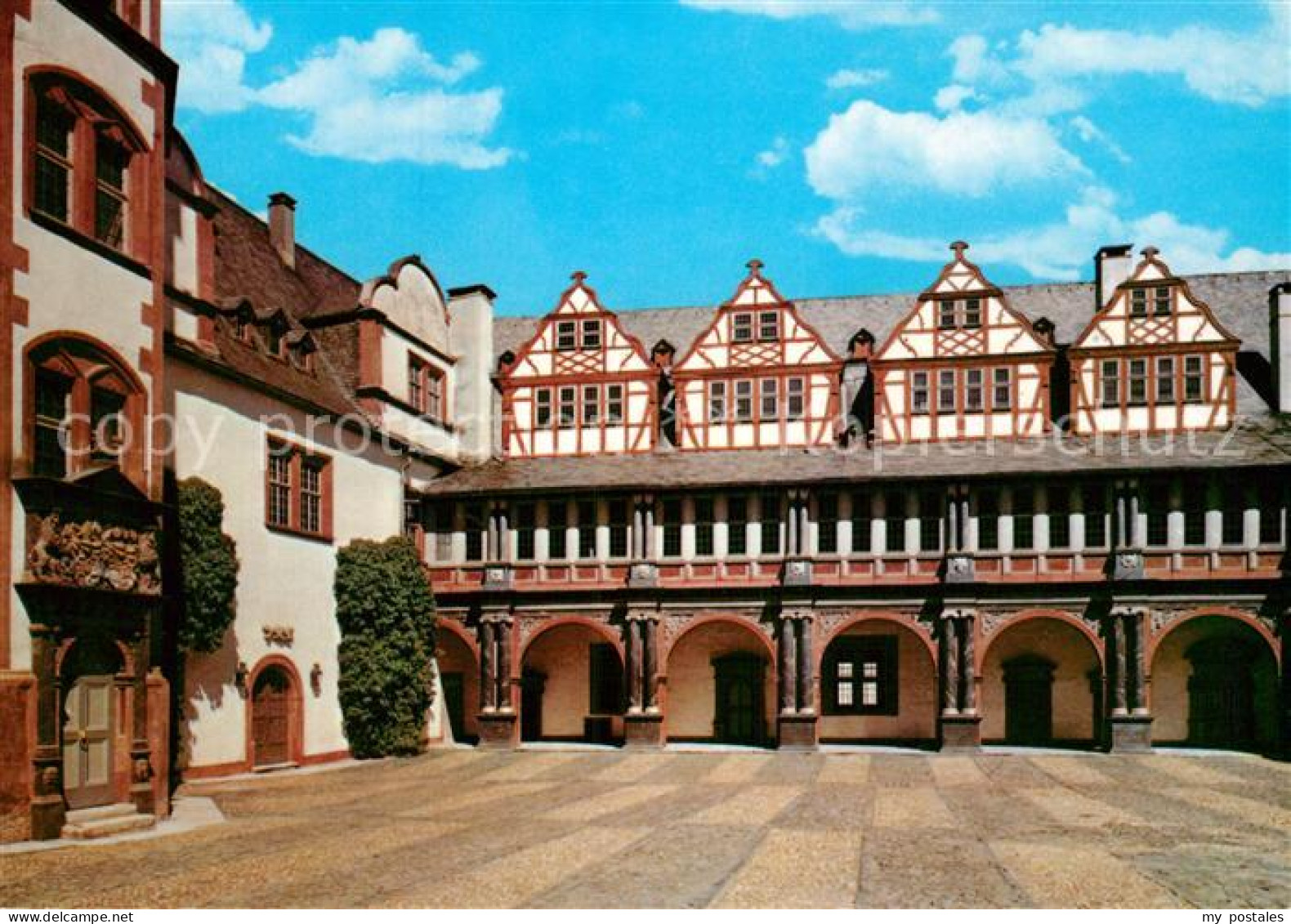 73001036 Weilburg Renaissance Arkaden Im Schlosshof Weilburg - Weilburg