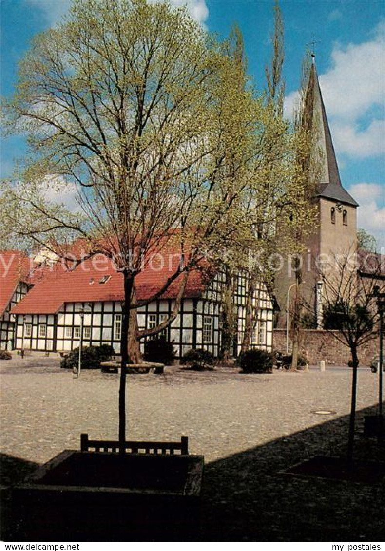 73000950 Buende Westfalen Rathausplatz Laurentiuskirche  Buende Westfalen - Buende