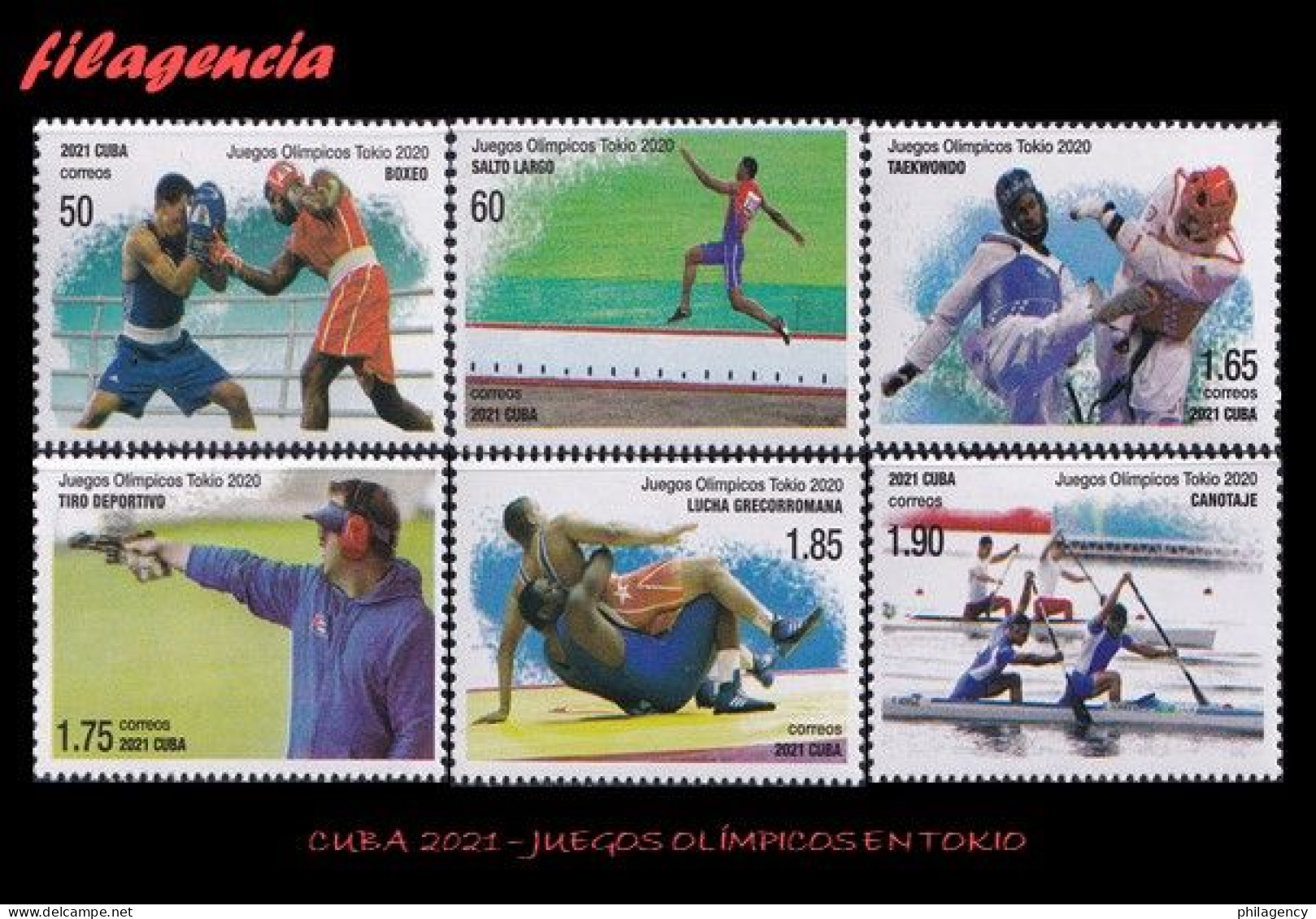 CUBA MINT. 2021-11 JUEGOS OLÍMPICOS EN TOKIO - Unused Stamps