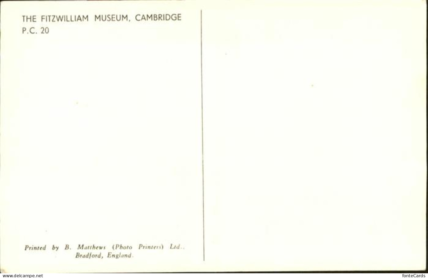 70985674 Cambridge Cambridgeshire Fitzwilliam Museum Cambridge - Other & Unclassified