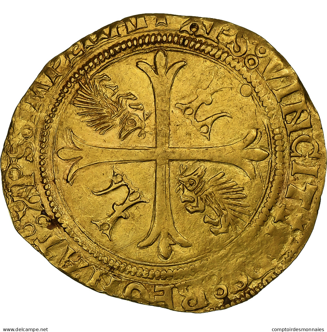 France, Louis XII, Ecu D'or Aux Porcs-Epics, 1498-1514, Montpellier, Or, TTB+ - 1498-1515 Ludwig XII. 