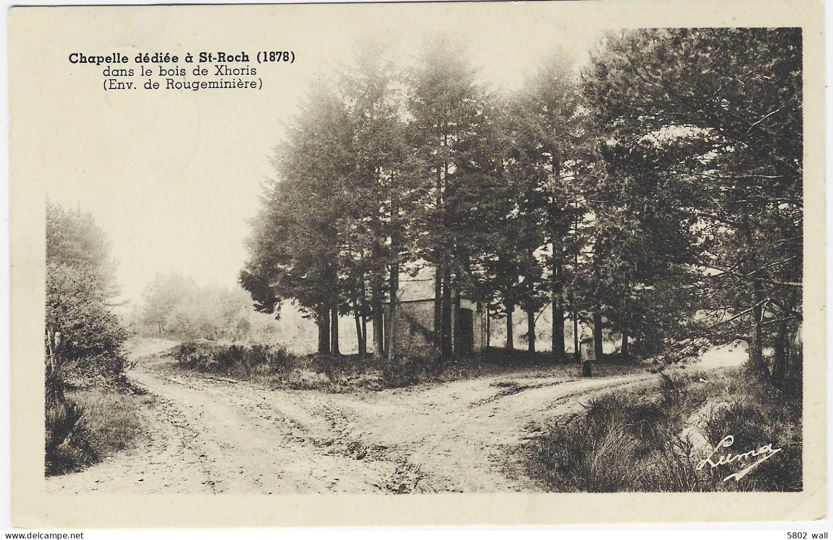 XHORIS : Chapelle Dédiée à St-Roch (1878) - Ferrieres