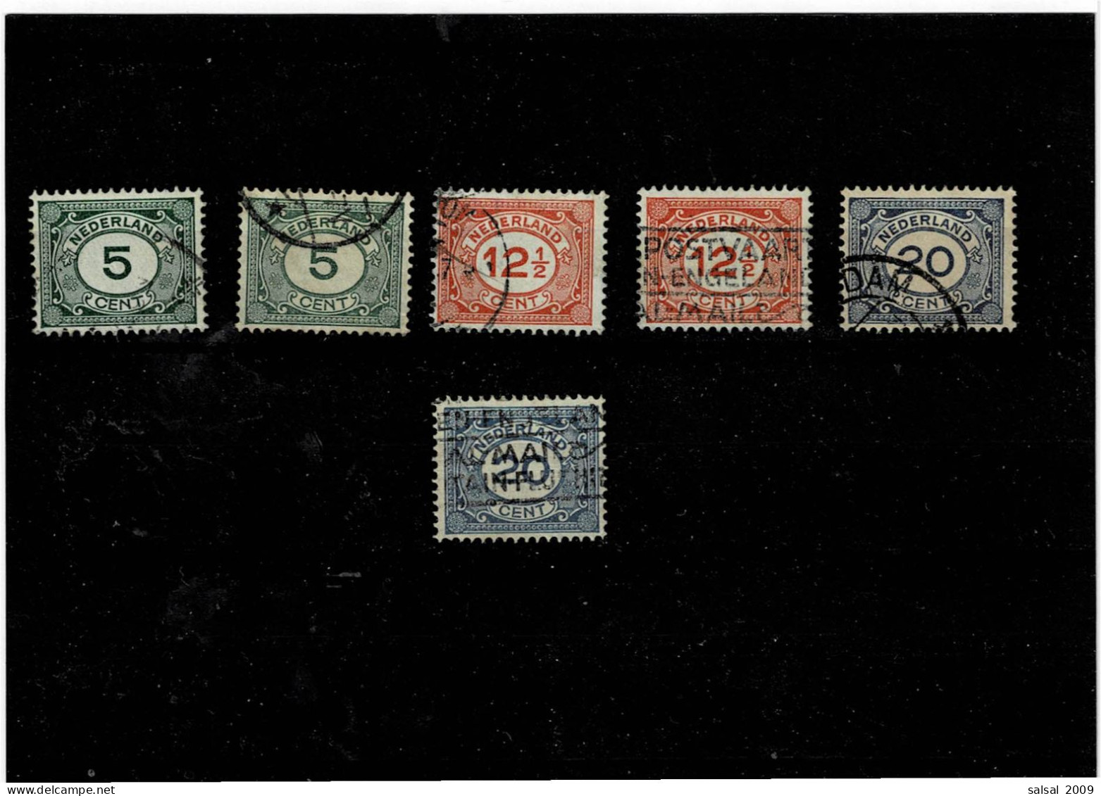 NEDERLAND ,2 Serie Complete Usate ,qualita Ottima - Used Stamps