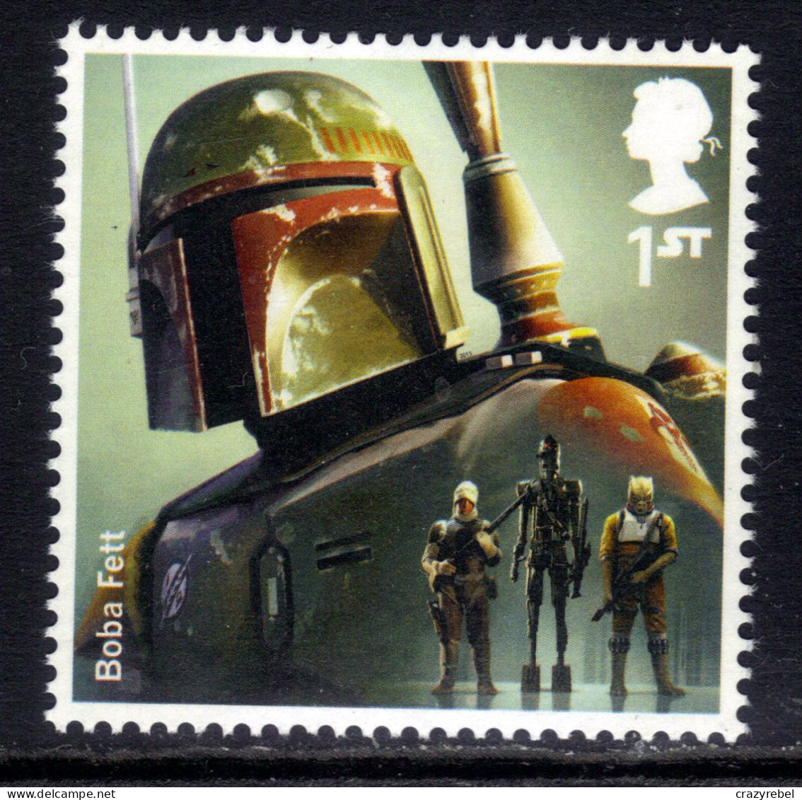 GB 2015 QE2 1st Star Wars Boba Fett Umm SG 3767 ( J843 ) - Unused Stamps