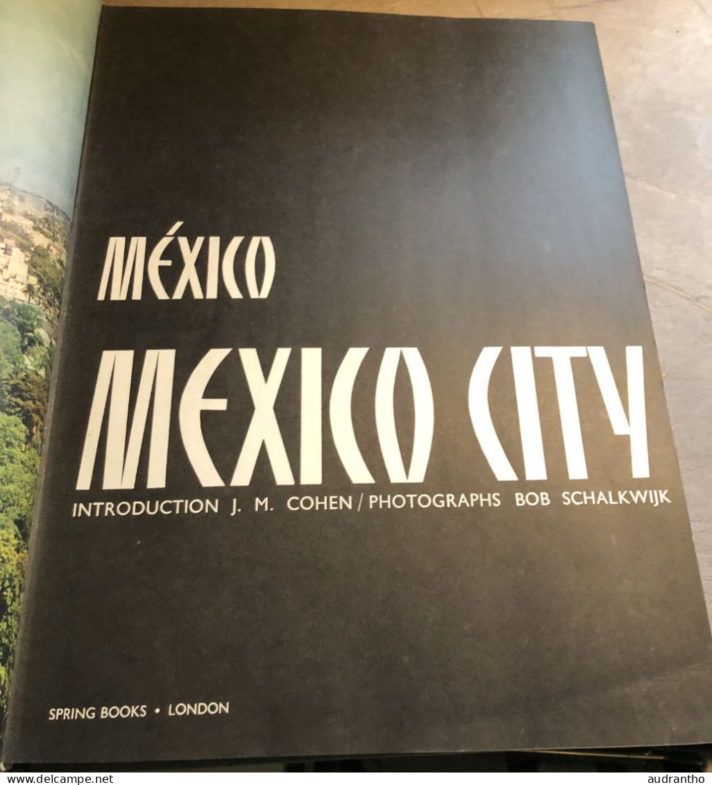 MEXICO CITY J.M Cohen photographies B.Schalkwijk 1965 mexico parcs monuments vie