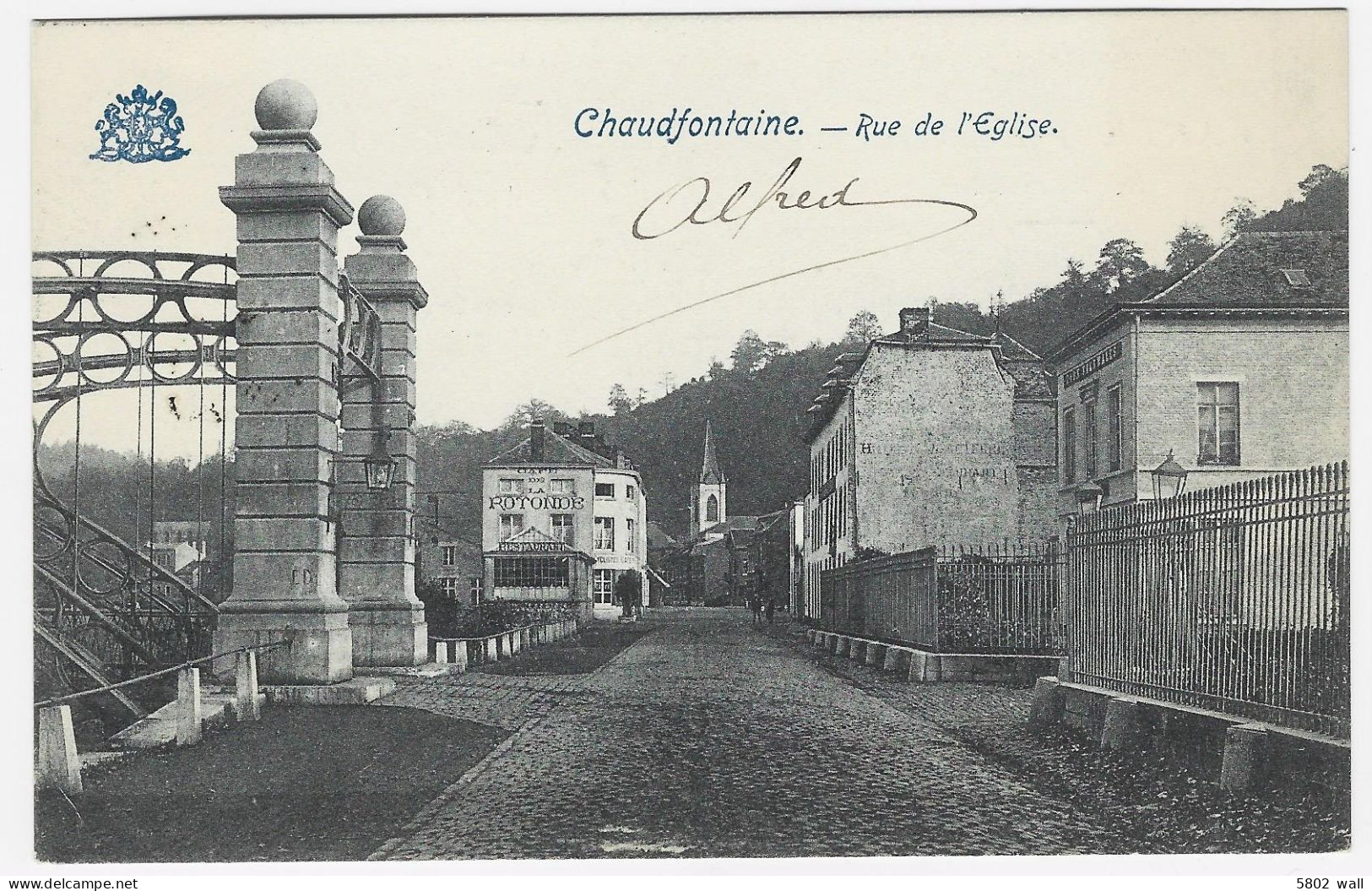 CHAUDFONTAINE : Rue De L'église - 1905 - Chaudfontaine