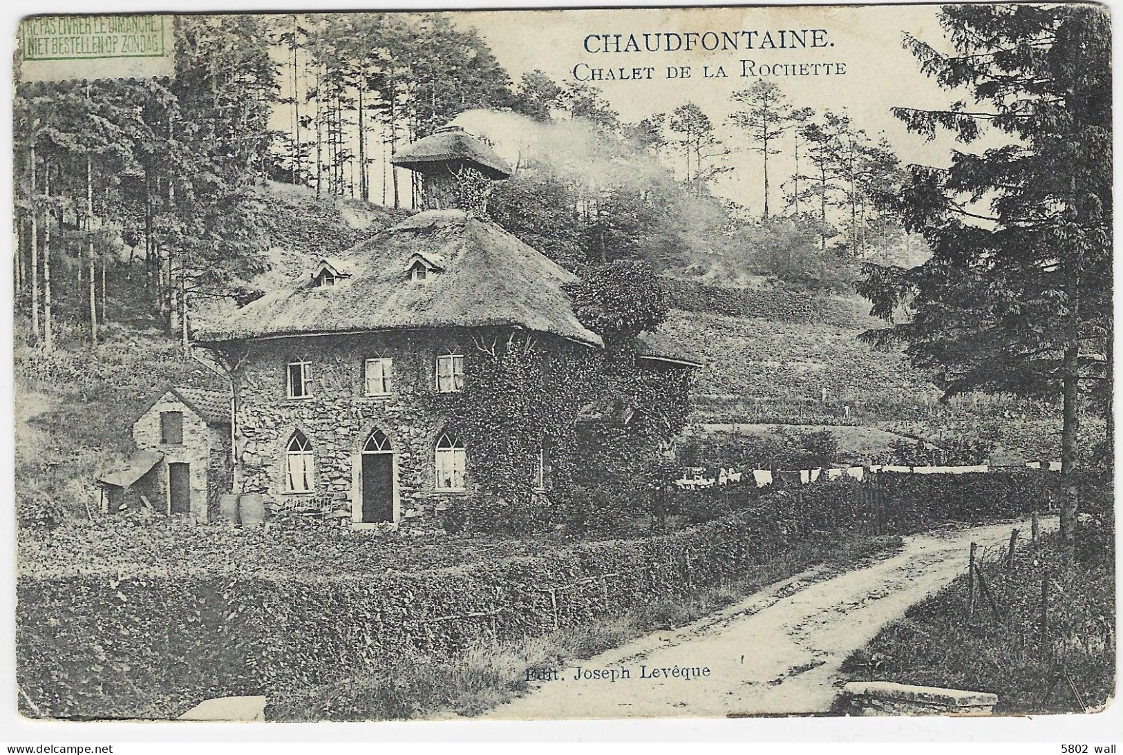 CHAUDFONTAINE : Chalet De La Rochette - 1907 - Chaudfontaine