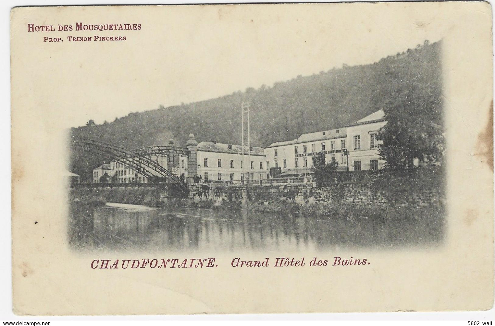 CHAUDFONTAINE : Grand Hôtel Des Bains - Chaudfontaine