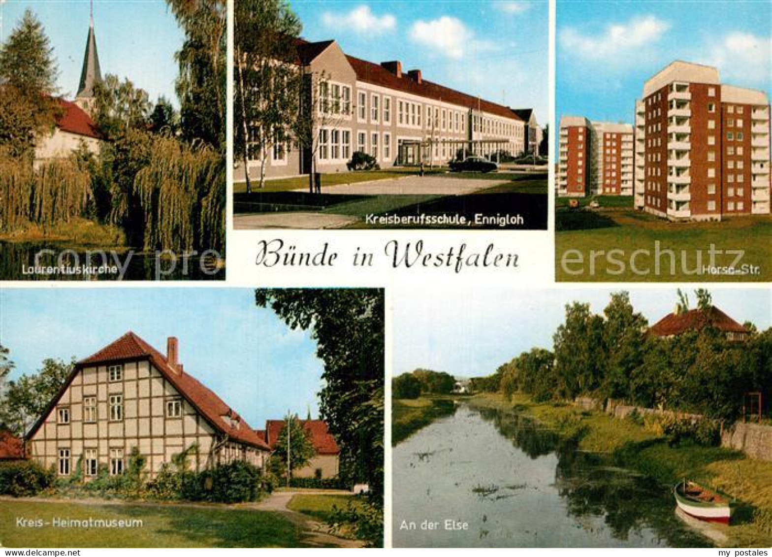 73000932 Buende Westfalen Horsa Strasse An Der Else Kreis Heimatmuseum Laurentiu - Bünde