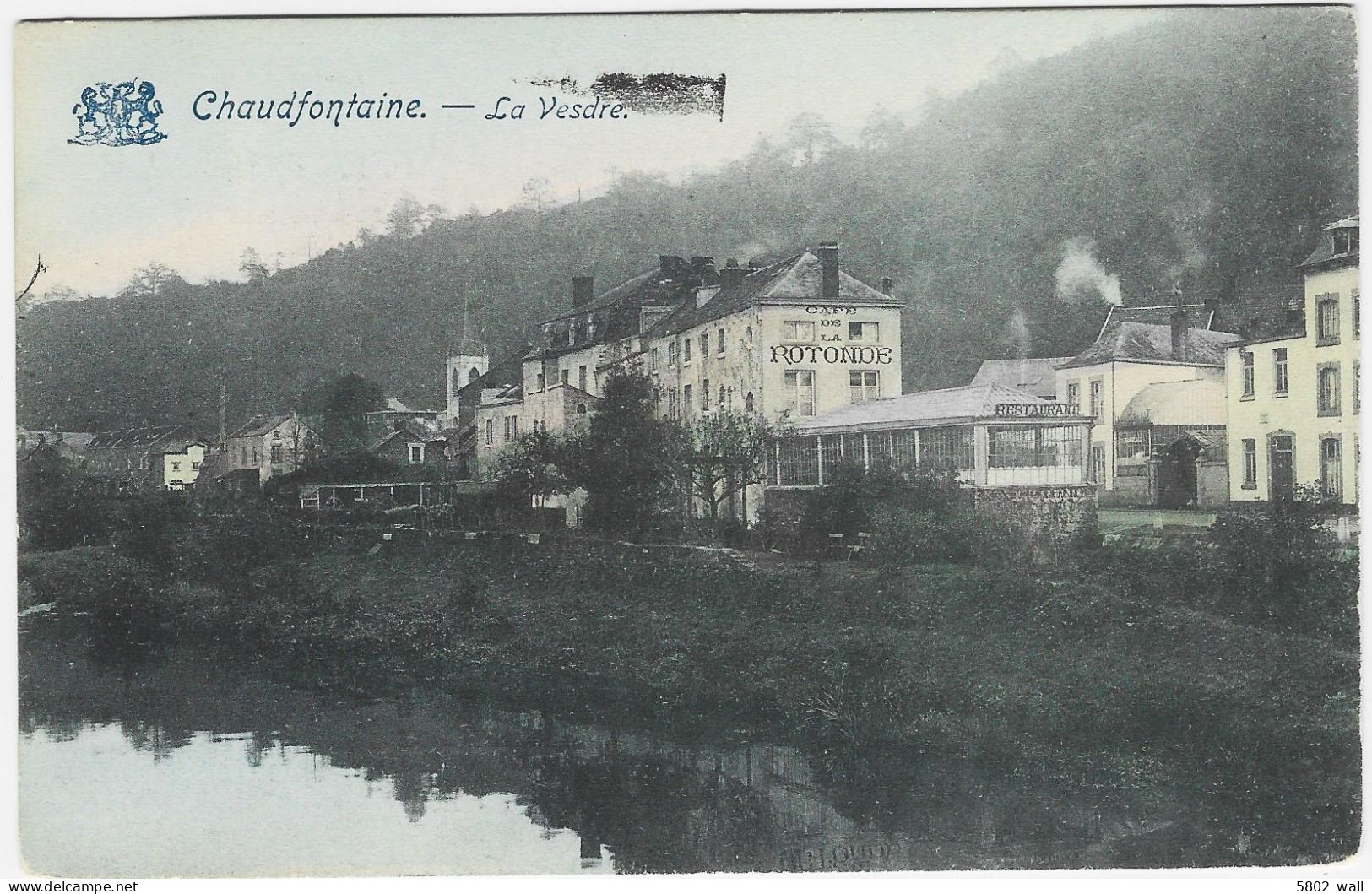 CHAUDFONTAINE : La Vesdre - (Café De La Rotonde - Avant 1905) - Chaudfontaine