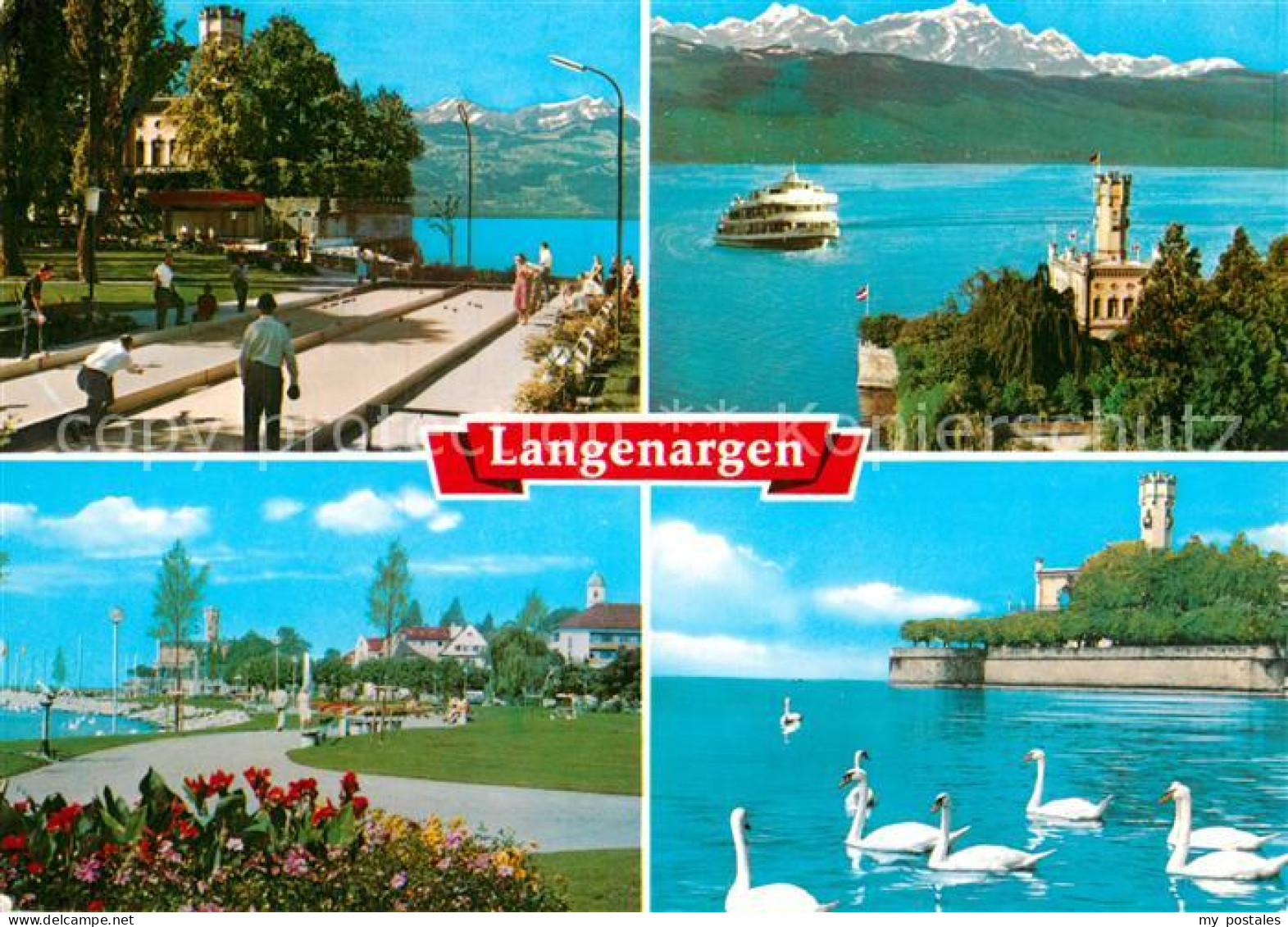72999719 Langenargen Bodensee Boggia Park Hafen Schloss Langenargen Bodensee - Langenargen